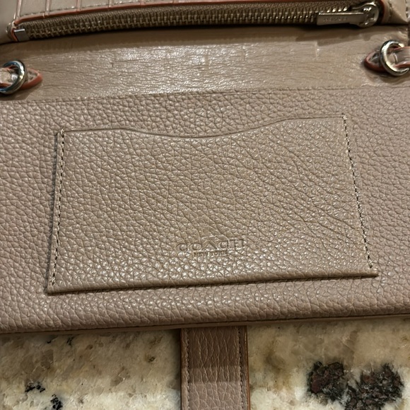Coach card wallet. Tan. Gently used. - Picture 3 of 8